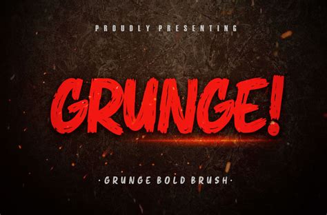 Grunge Brush Font Free Download - Fancy Fonts