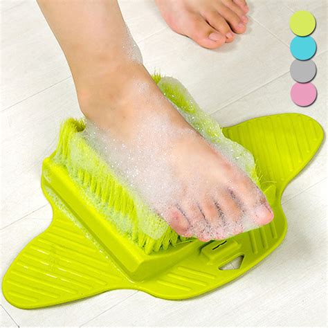 Honana BB-064 Bath Foot Cleaner Scrub Brush Exfoliating Feet Scrubber Washer Spa Shower Clean ...