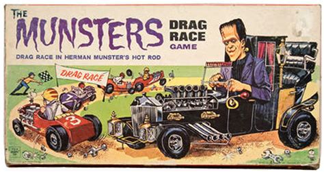 BEN VON STRAWN'S MONSTER KORNER: the MUNSTERS DRAG RACE GAME- 1965