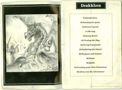 Drakkhen (SNES) - Instruction Booklet Scans - The Gamer's Journal