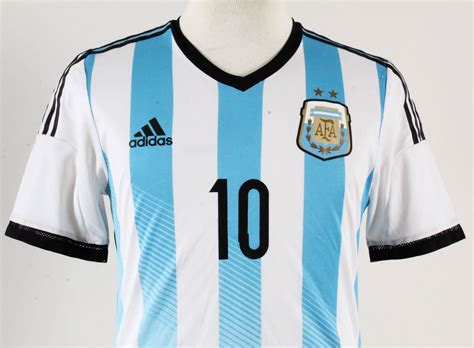 Lionel Messi Game-Worn Jersey Argentina 2014 - COA 100% Authentic Team ...