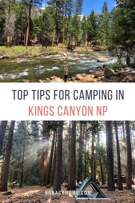 Kings Canyon Camping Advice You Need To Know - No Back Home in 2021 ...