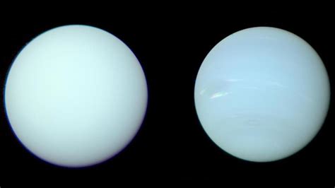 Uranus and Neptune are actually similar blues, 'true' color images reveal