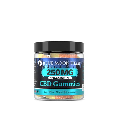 CBD Gummies w/ Melatonin – 6oz 250mg - Waukesha Wellness CBD