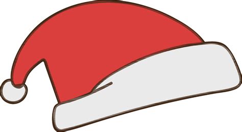 Isolated santa cap in red color. 24801245 Vector Art at Vecteezy