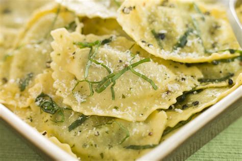 Spinach & Ricotta Ravioli with Vegetables • Bonnie Taub-Dix