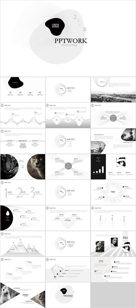 27+ Best 3d charts PowerPoint template on Behance