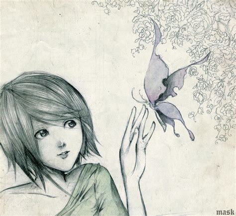 girl and butterfly by bmad95 on DeviantArt