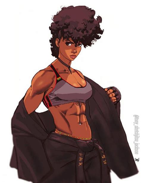 Female Black Anime Characters With Afros - Anime Gallery