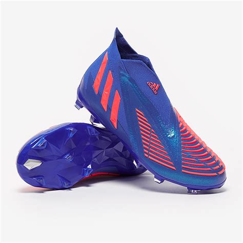 adidas Kids Predator Edge+ FG - Hi-Res Blue/Turbo/Hi-Res Blue - Junior ...