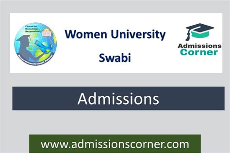 Women University Swabi BS Admissions Fall 2023 - Admissions Corner