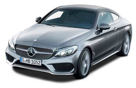 Download Grey Mercedes Benz C Class Coupe Car PNG Image for Free