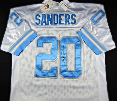 barry-sanders-signed-lions-jersey - Memorabilia Center