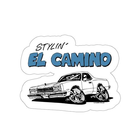 Vintage Chevy El Camino Vinyl Car Decals by Bill Copeland© - Etsy