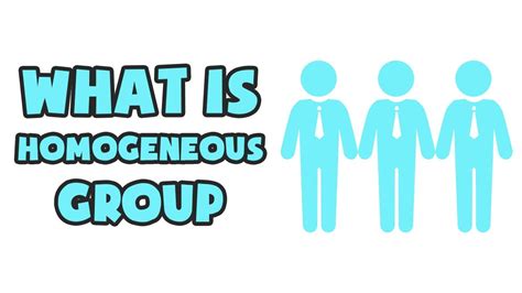 What is Homogeneous Group | Explained in 2 min - YouTube