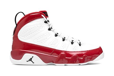 Air Jordan 9 Retro - White/Black/Gym Red – Feature