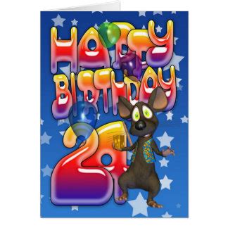 Happy 24th Birthday Cards | Zazzle