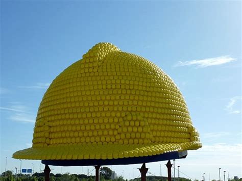 Giant Helmet Sculpture is Made Out of Helmets | Inhabitat - Green ...