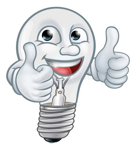 Cartoon Light Bulb Thumb Up Stock Illustrations – 99 Cartoon Light Bulb Thumb Up Stock ...