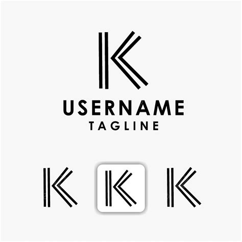 Letter K Logo Vector Art PNG, Letter K Logo Icons Design Template ...