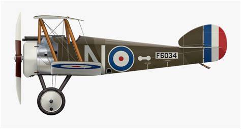 Biplane - Sopwith Camel Profile , Free Transparent Clipart - ClipartKey