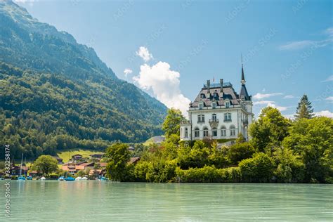 Schloss Seeburg. Seeburg castle was built on peninsula surrounded by ...