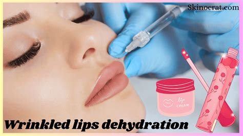 Amazing Wrinkled lips dehydration