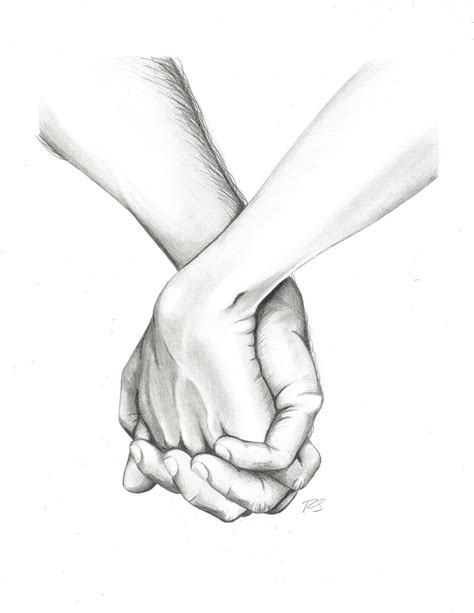 Two Hands Holding Drawing at GetDrawings | Free download