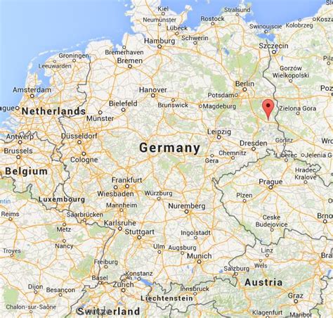 Where is Cottbus on map Germany