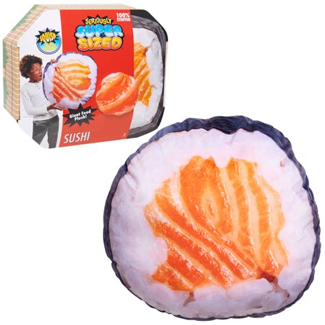 Seriously Super Sized Stuffed Sushi Food Plush - Just Play | Toys for Kids of All Ages