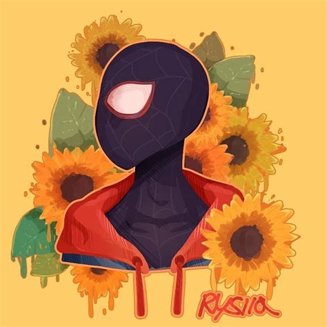 spider-verse got my heart 🌻 🌻 🌻 #spiderverse #spiderman #milesmorales #sunflower #sunflowers # ...