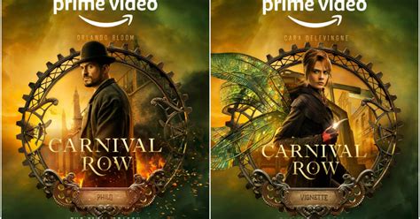 Carnival Row Season 2 Posters for Philo, Vignette, Imogen & Agreus