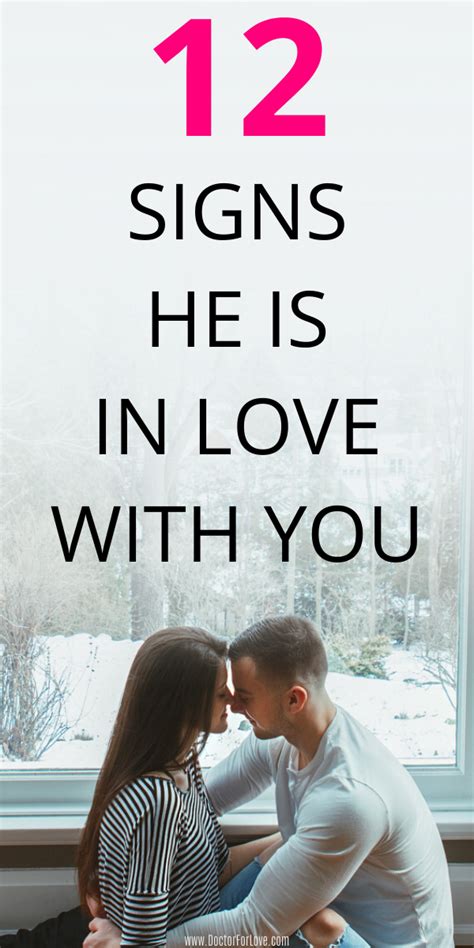 12 True Signs He Loves You Deeply | Signs he loves you, Love message ...