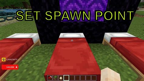 How to Set Spawn Point in Minecraft - YouTube