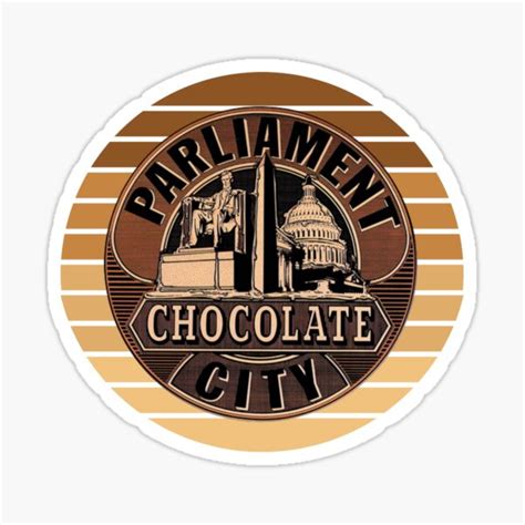 "Chocolate City " Sticker by purplepeppers | Redbubble