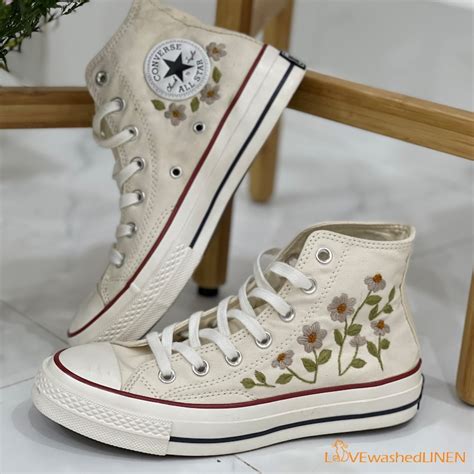 Custom Embroidered Converse High Tops/ Custom Converse Chuck - Etsy