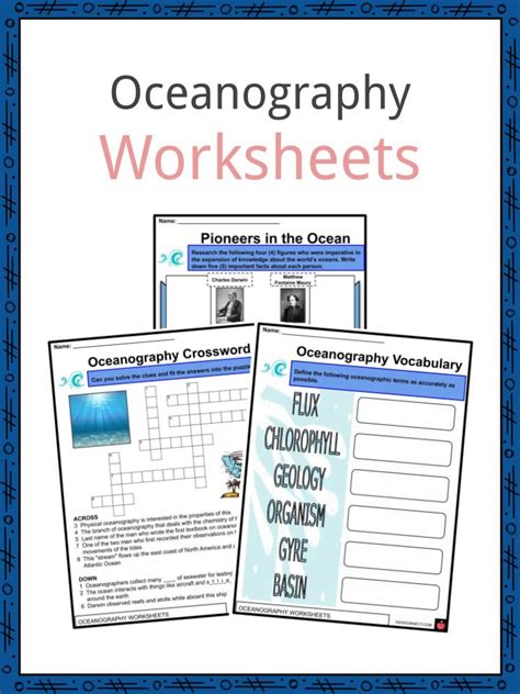 Oceanography Facts, Worksheets, History & Branches For Kids