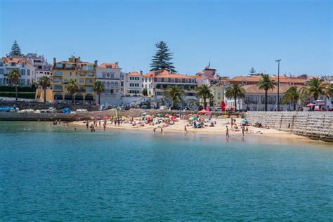 Pescadores Beach in Cascais, Portugal. Editorial Stock Photo - Image of ...