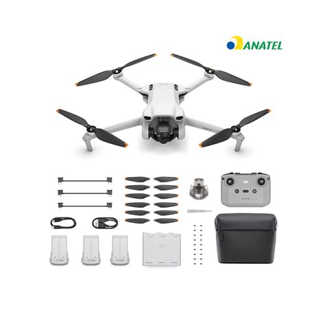 Drone DJI Mini 3 Fly More Combo Plus Anatel ( Lacrado ) | Shopee Brasil