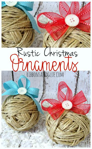 Rustic Christmas Ornaments