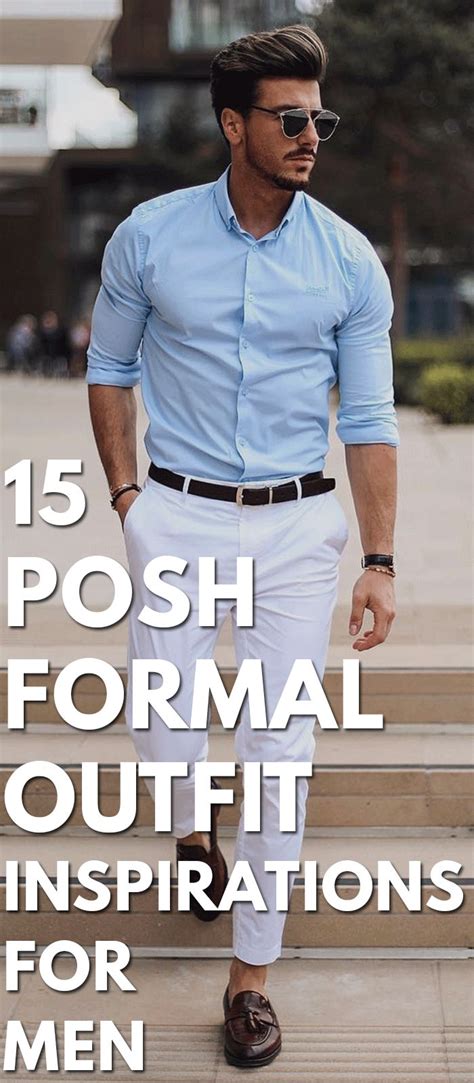 15 Sophisticated Formal Outfit Ideas For Men | Formal shirts for men ...