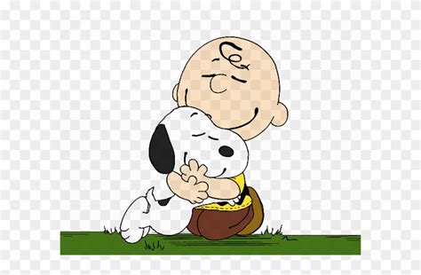 Charlie Brown And Snoopy Hug - Free Transparent PNG Clipart Images Download