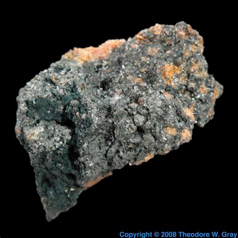 Iodargyrite from Jensan Set, a sample of the element Iodine in the Periodic Table