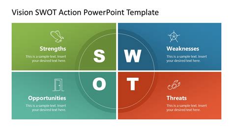Vision SWOT Action Plan PowerPoint Template