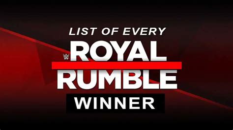 List Of Every WWE Royal Rumble Winners (Men's & Women's)