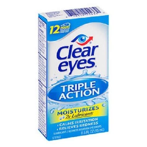 Clear Eyes Triple Action Relief Eye Drops - Other Vision Care