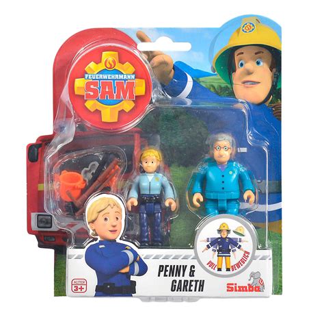 Fireman Sam Play Figures - Penny and Gareth | Thimble Toys