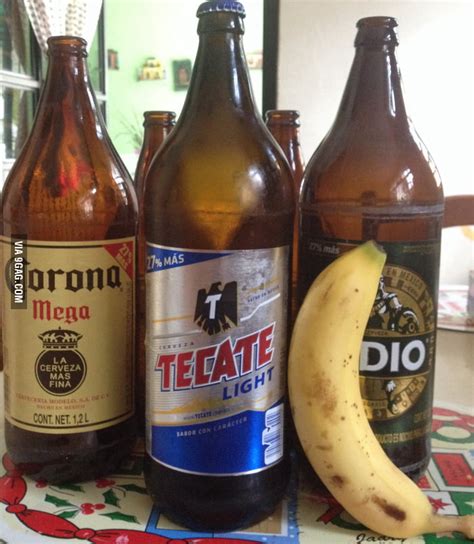 I present you the Mexican "caguama" beer size. 1.2L. - 9GAG