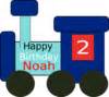 Noah Birthday Clip Art at Clker.com - vector clip art online, royalty ...
