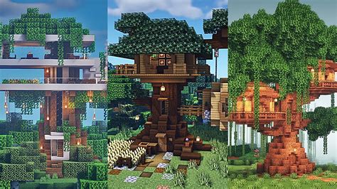 Minecraft Jungle Treehouse Design